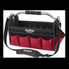 16 Inches Foldable Open Top Tool Tote Tool Bags For Men Heavy Duty Tool Carrier tool bag hard With Handle Wide Mouth Electrician Tool Tote Many Pockets Can Hold Many Tool