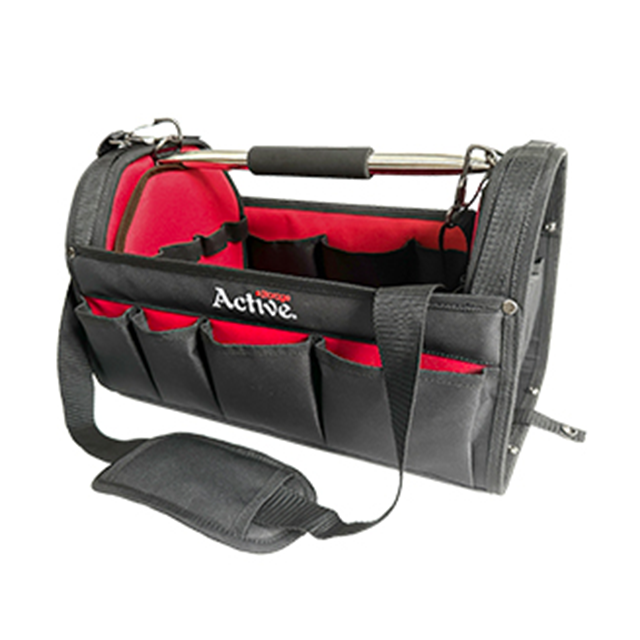 600d Polyester Foldable Large Capacity Tool Bag With Tubular Handle