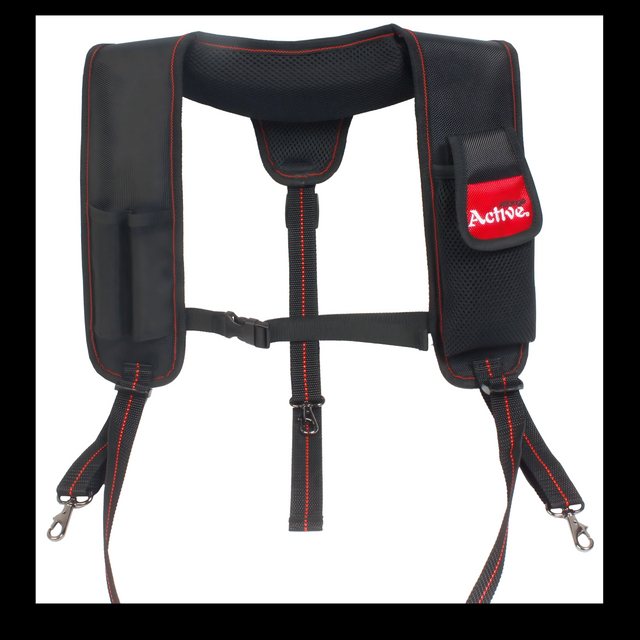 Heavy Duty Tool Belt Suspenders for Men Padded Suspenders with Attachment Loops for Men