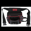 Tool Pouch Tool Belt Bag for Electrician Carpenter Construction Technician Gardening Tool Pouch with Belt Clip for Hardware Tools 12 Pockets Adjustable Belt