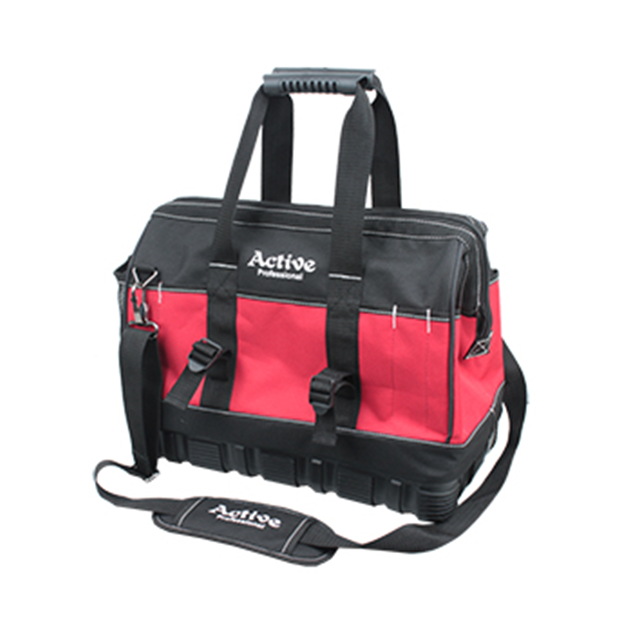 600d PolyesterTool Bag with Rubber Base Steel Wire and Shoulder Strap