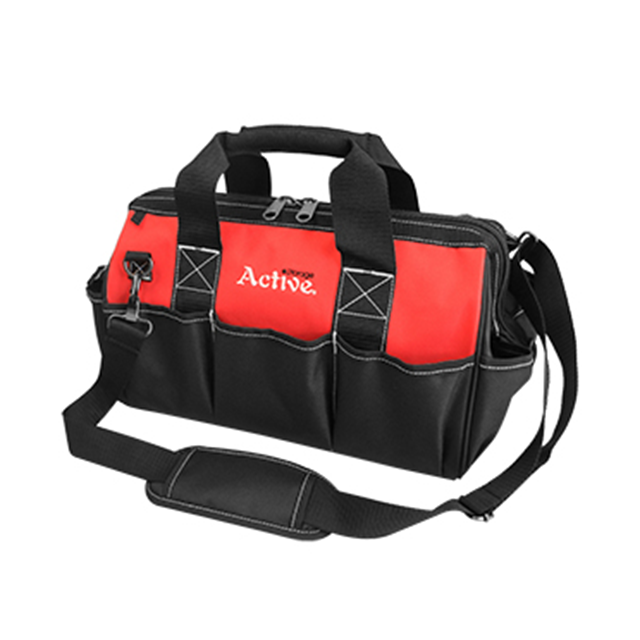 6 Inch 600d PolyesterTool Bag with Steel Wire Shoulder Strap