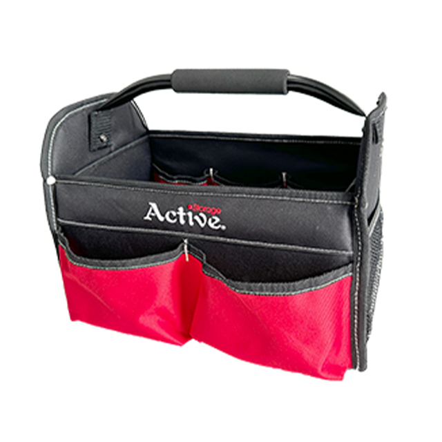 12 Inch 600d Polyester FoldableTool Bag With Tubular Handle