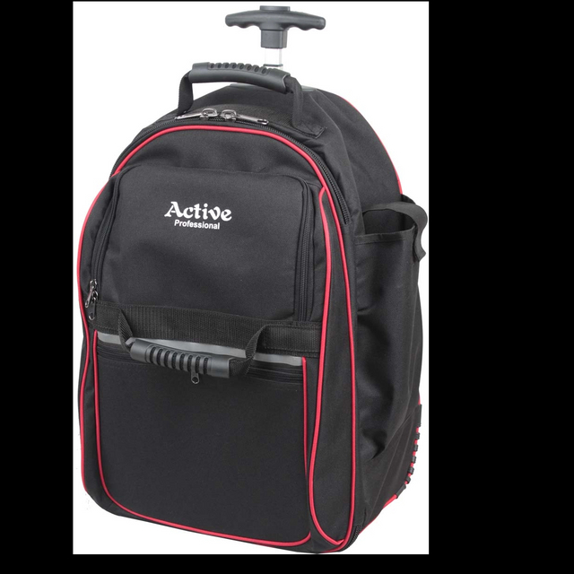Rolling Tool Backpack Heavy Duty Rolling Tool Bag with Wheels Tool Bag Backpack for Men Waterproof Rolling Tool Backpack for Electrician Construction Mechanic